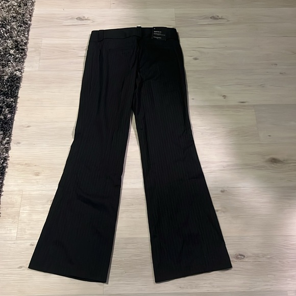 Banana Republic Black Pinstripe Dress Pants - Picture 3 of 4